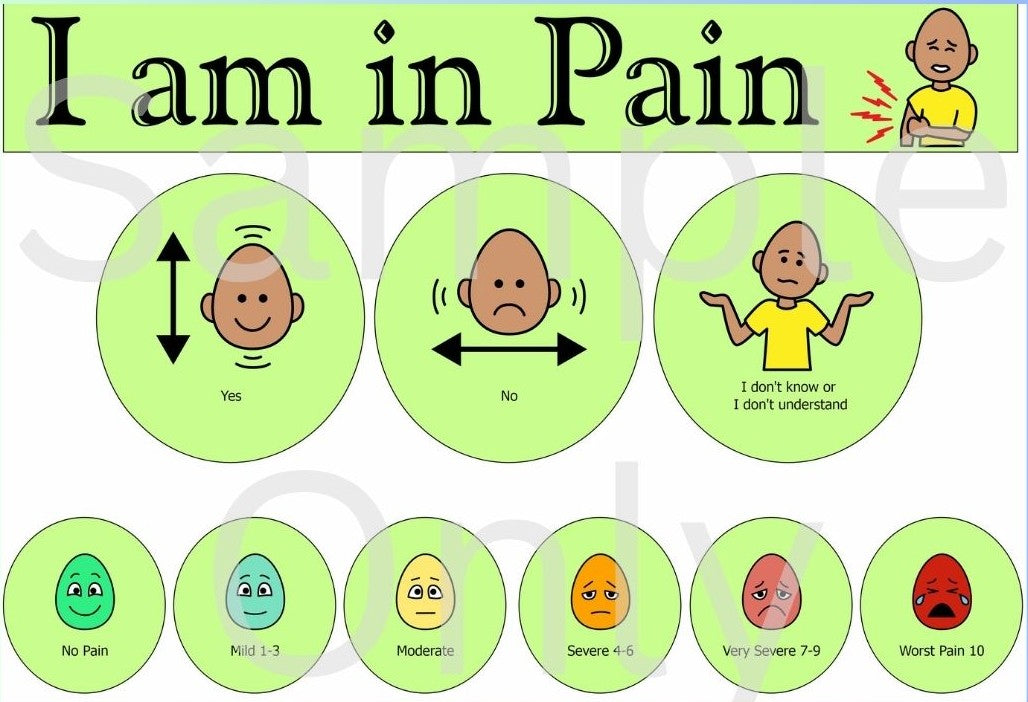 I am in Pain - Laminated