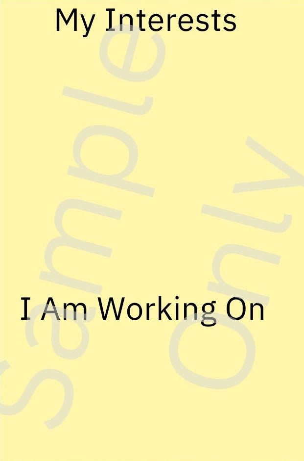 About Me Book