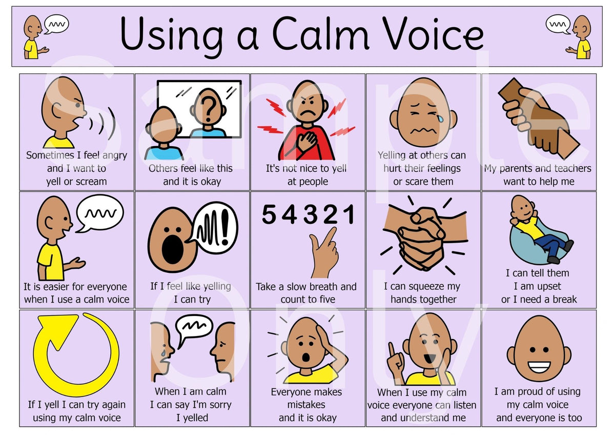 Using a Calm Voice