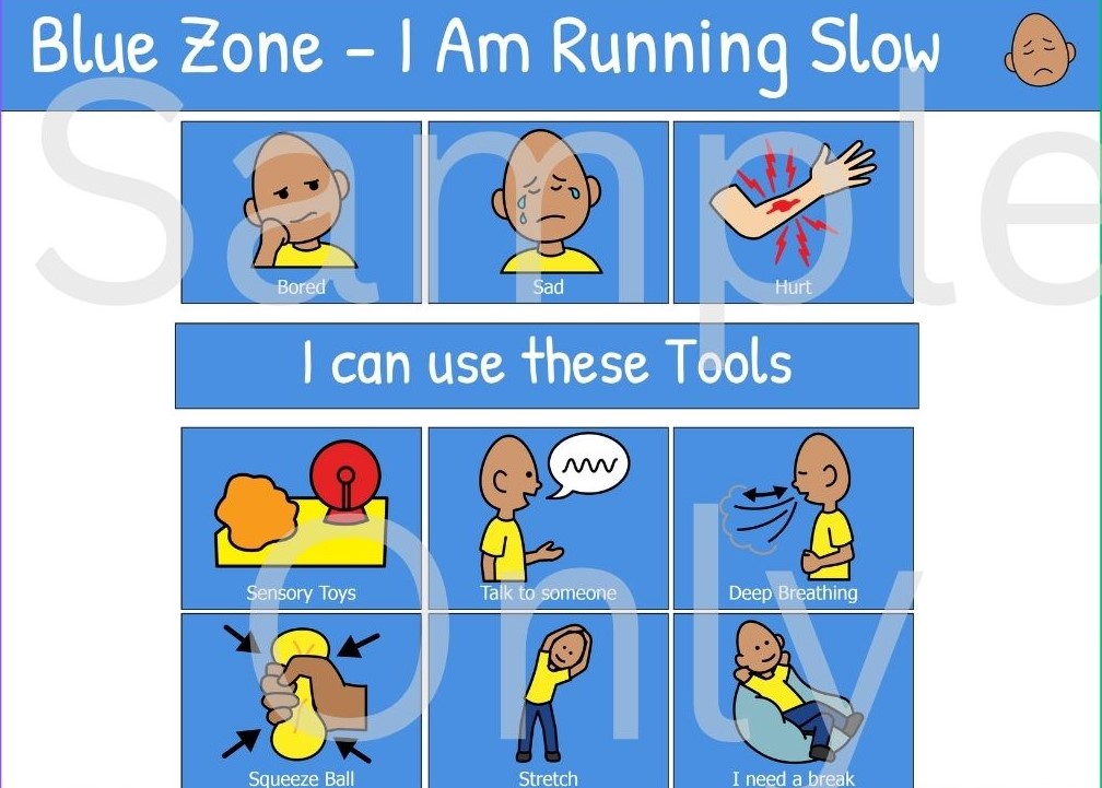 Emotional Regulation Visual Bundle - Laminated