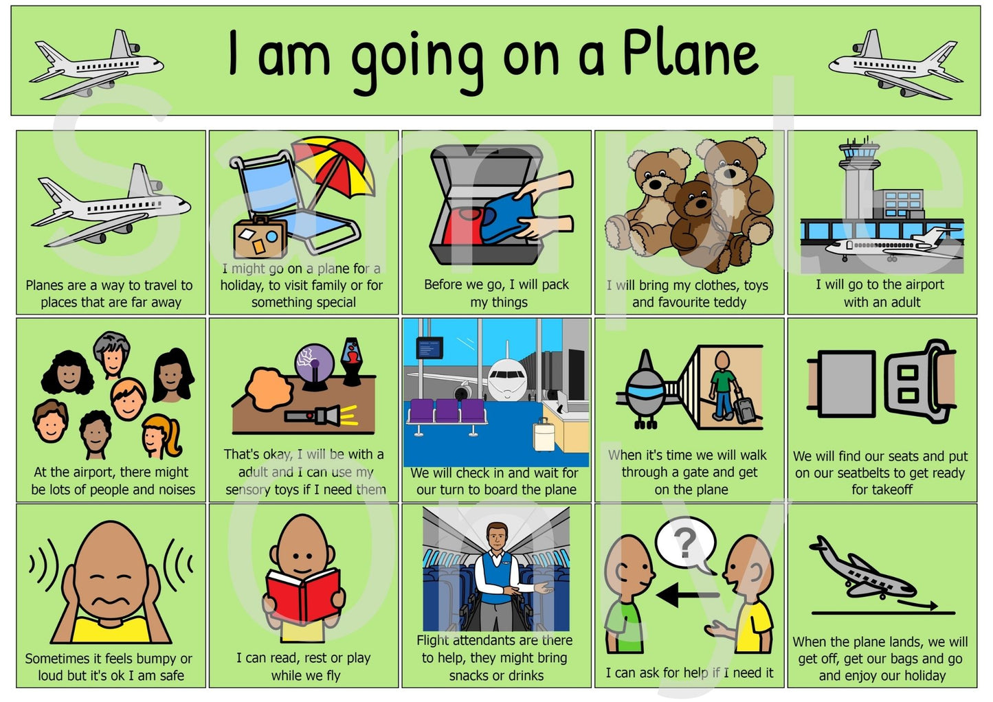 I am going on a Plane