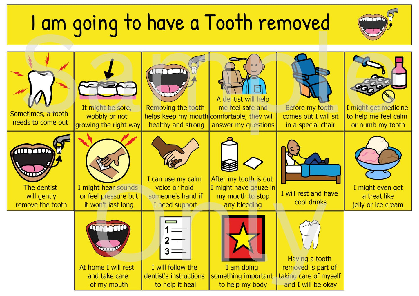 I am going to have a Tooth removed