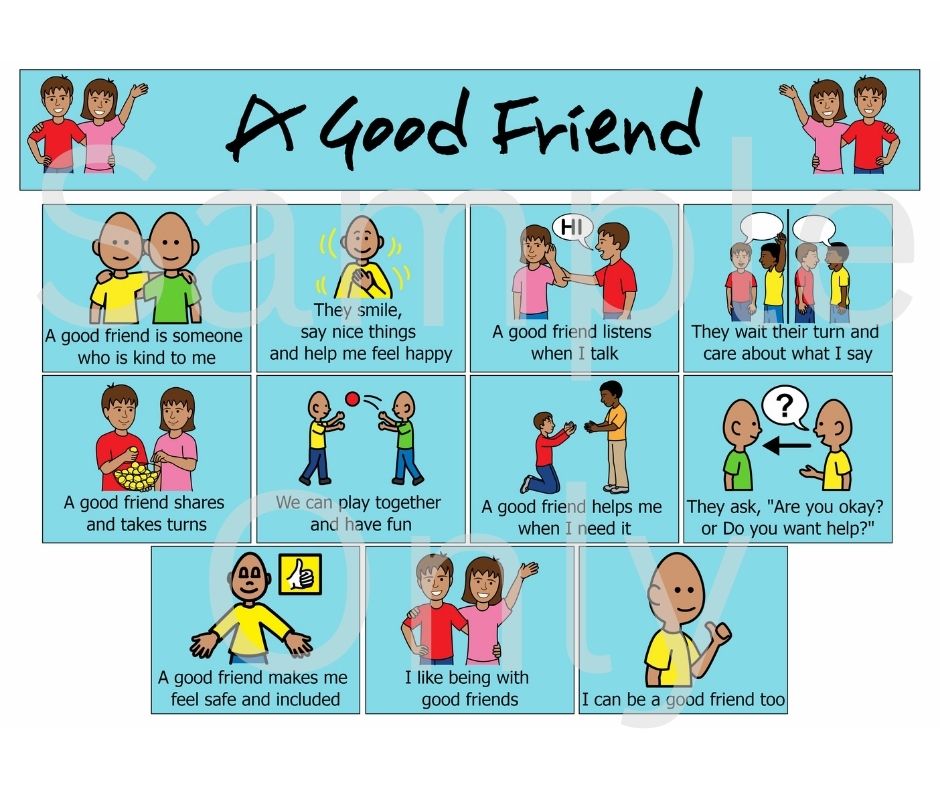 A Good Friend – T&T Visual Supports