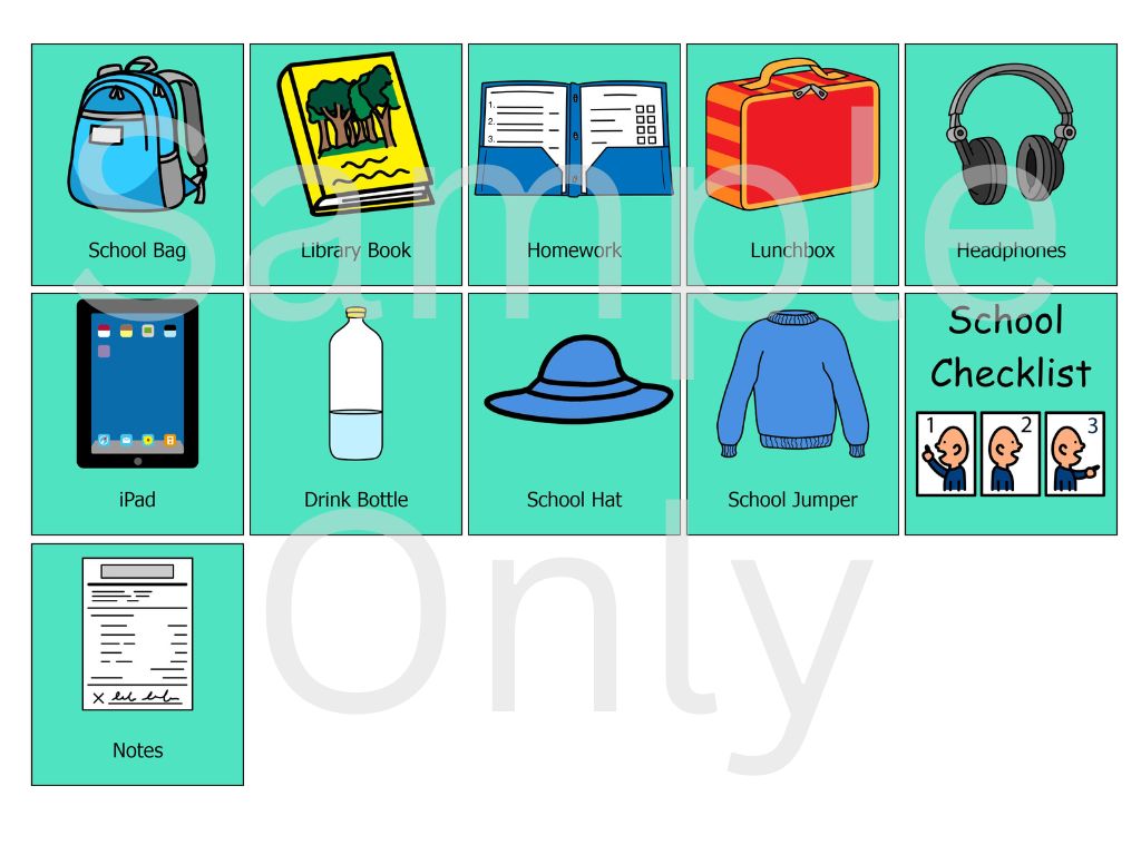 School Checklist Keyring