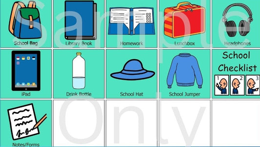 School Checklist Keyring