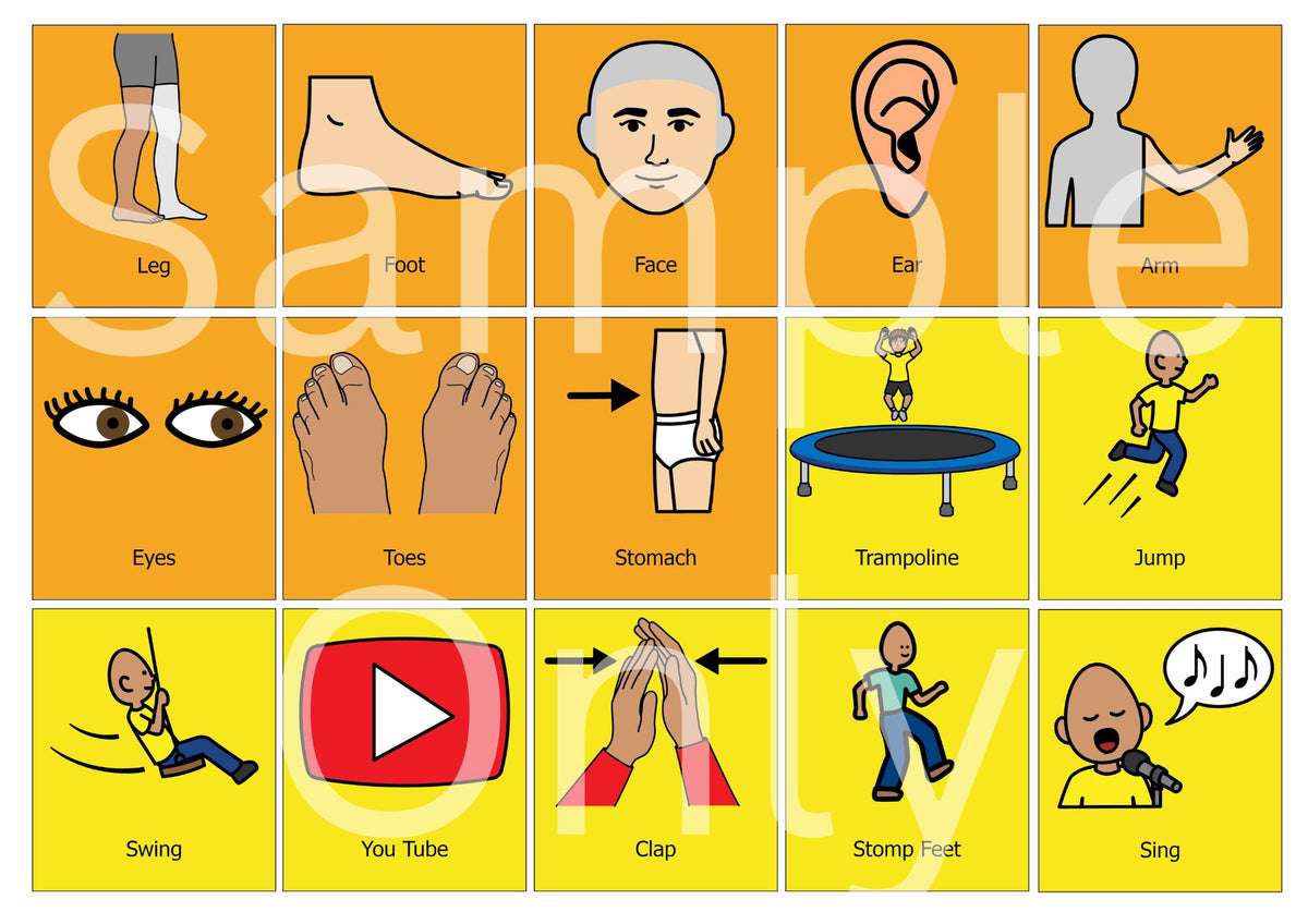 Visual To Go Communication Cards – T&T Visual Supports