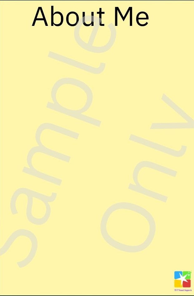 About Me Book