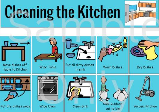 Cleaning the Kitchen