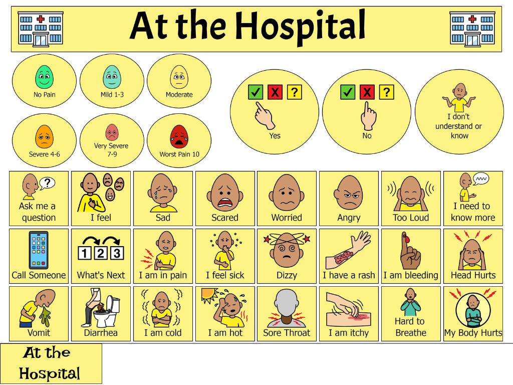 Communication Book with Tabs