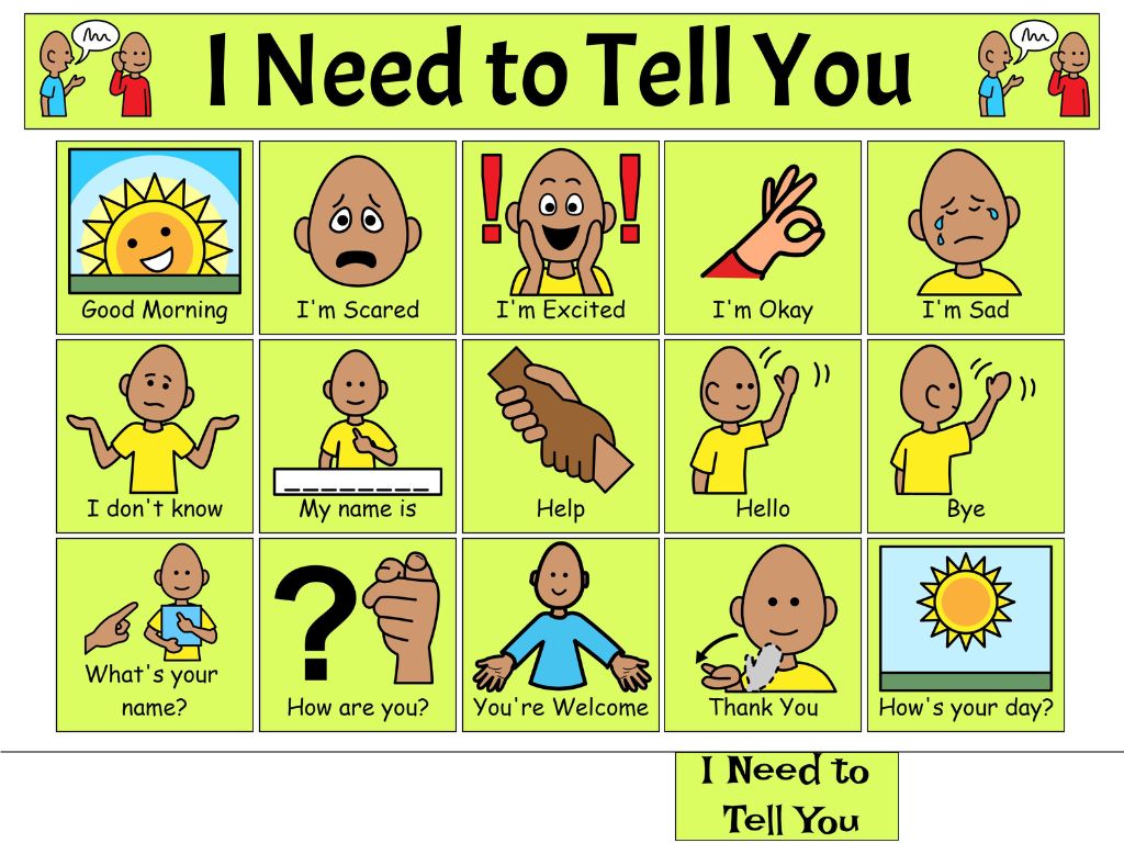 Communication Book with Tabs