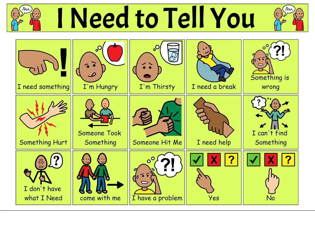 Communication Book with Tabs