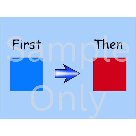First and Then Bundle with Velcro
