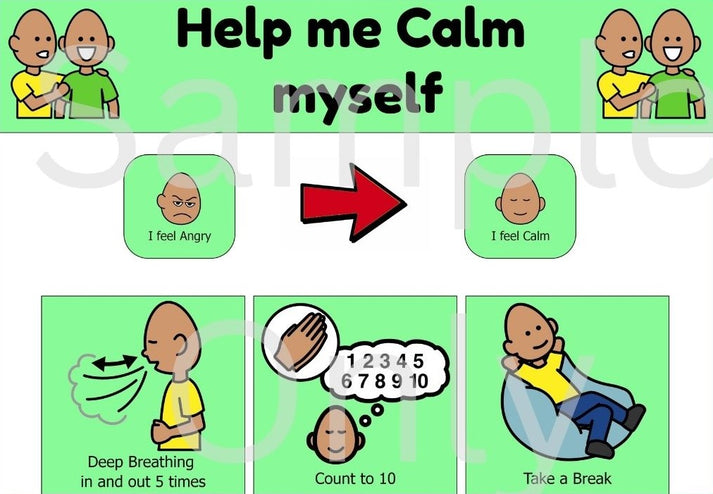 Help me calm Myself – T&T Visual Supports
