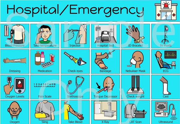 Hospital/Emergency – T&T Visual Supports
