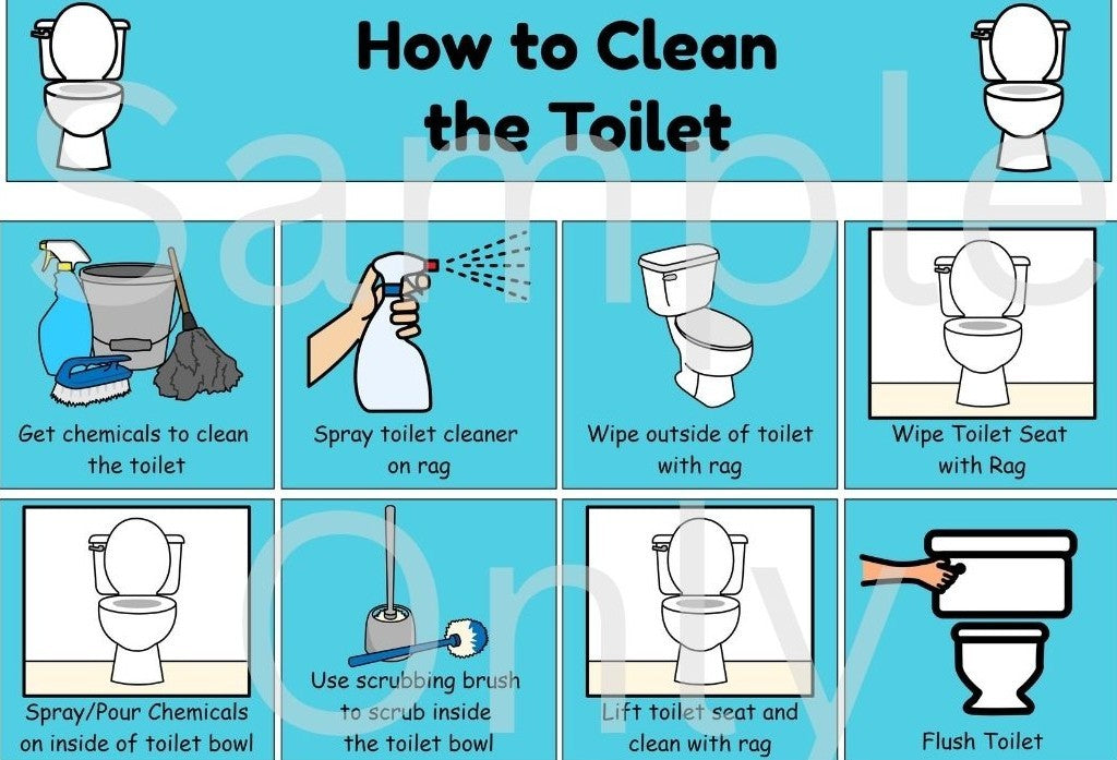 Home Cleaning Skills Bundle - Laminated