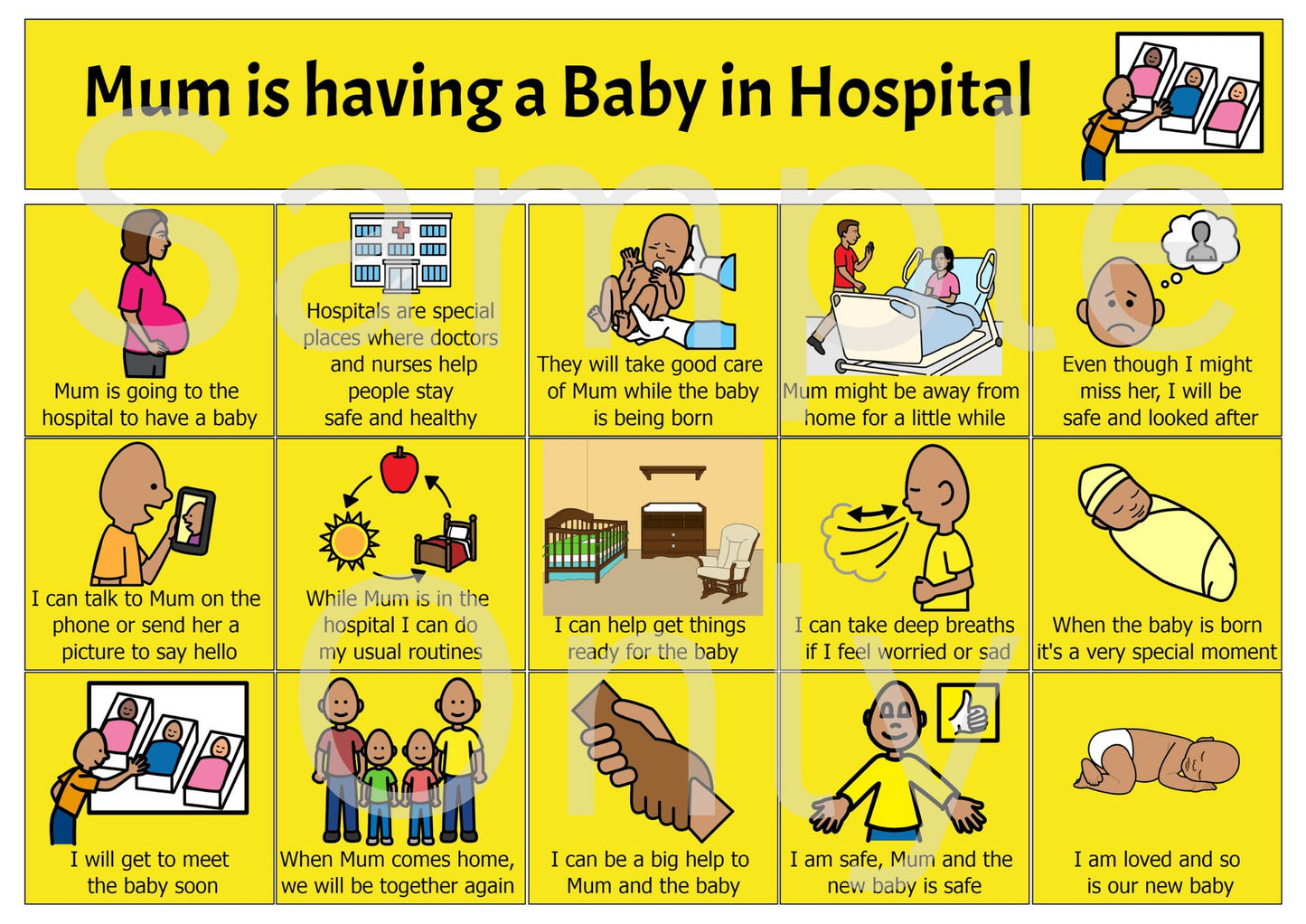 Mum is Having a Baby in Hospital