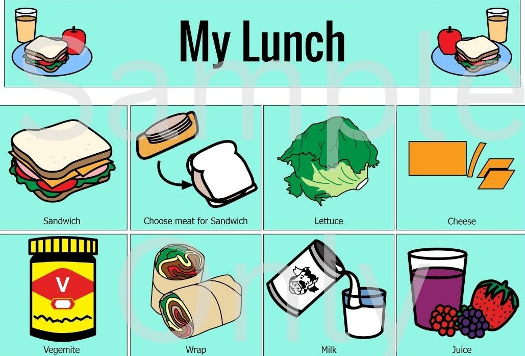 Meal & Food Choice Bundle - Laminated