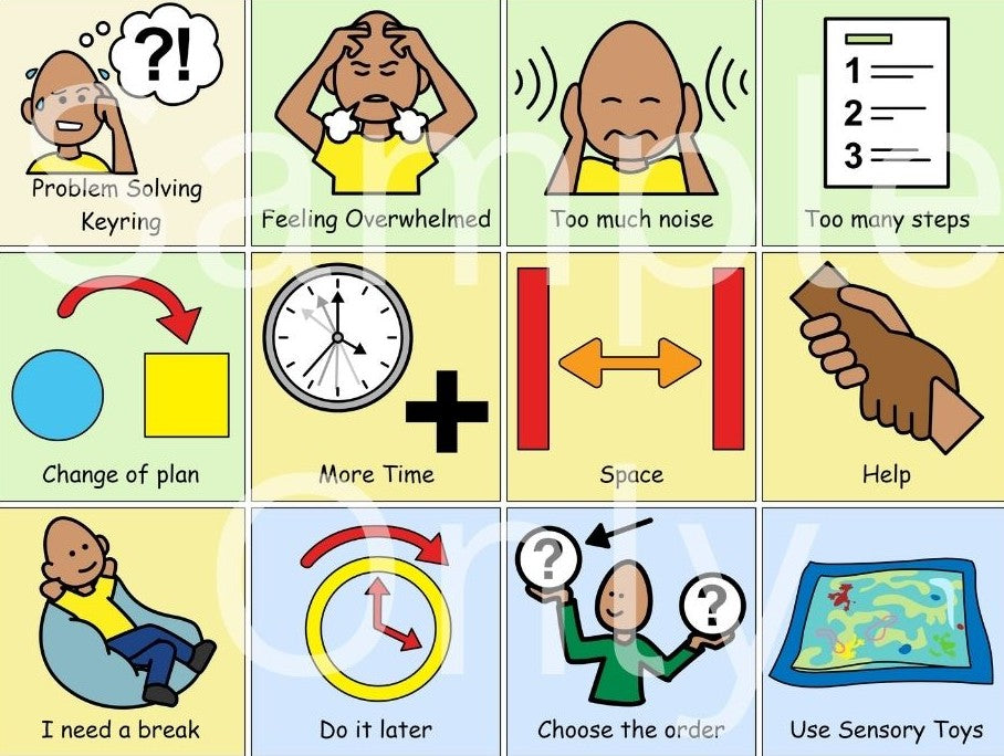 Problem Solving Keyring – T&T Visual Supports