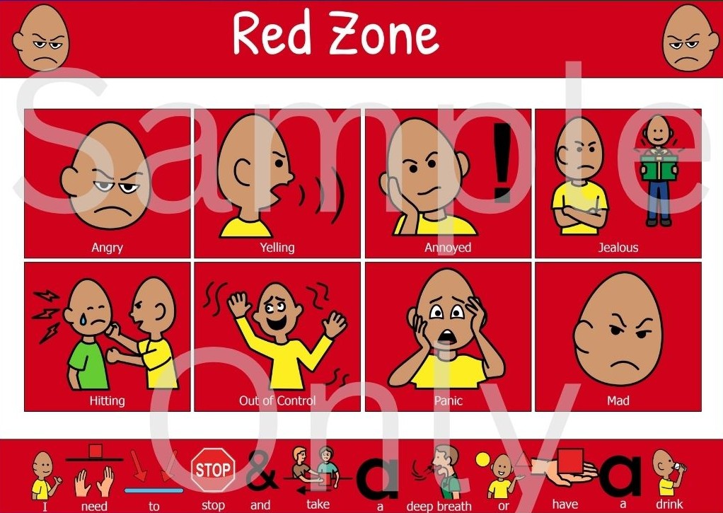 Emotional Regulation Visual Bundle - Laminated