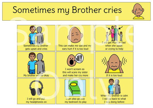 Sometimes my Brother cries