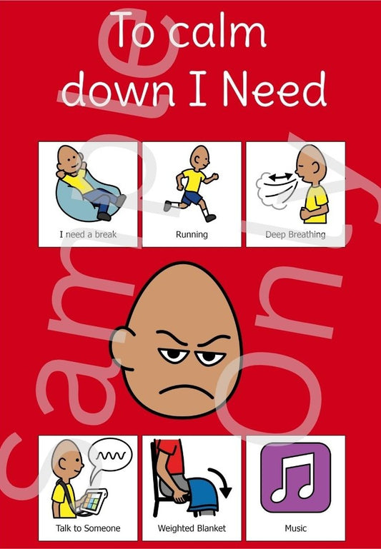 To calm down I need