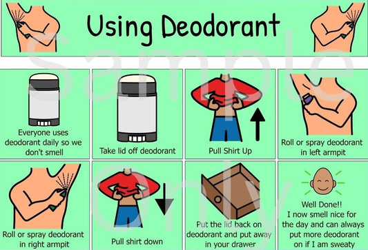 Using Deodorant