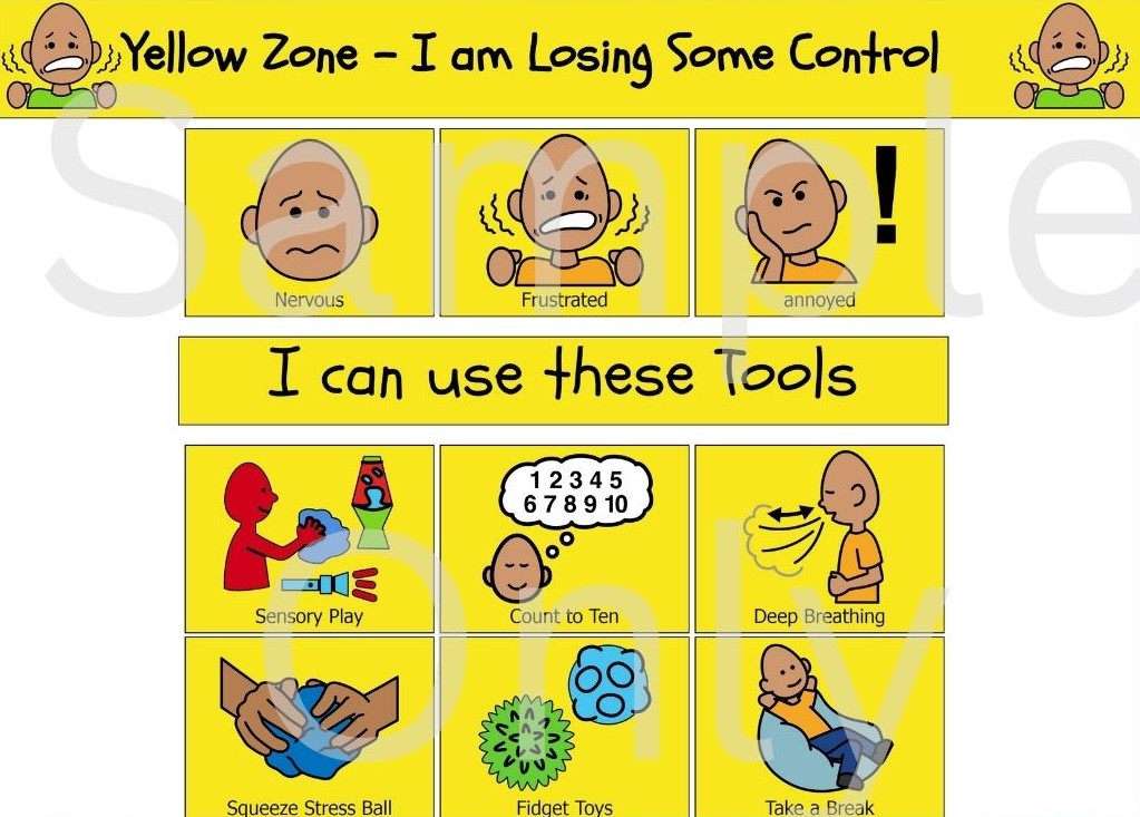 Emotional Regulation Visual Bundle - Laminated